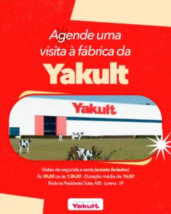 Yakult Brasil abre fábrica para visitas gratuitas do público