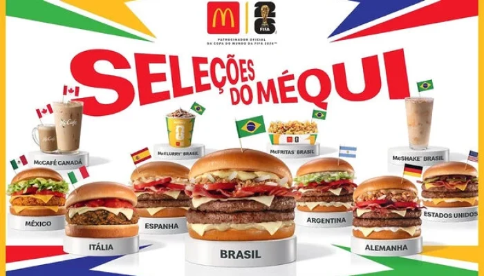 O Méqui já entrou no clima da Copa com um combo que mistura sabores clássicos e um toque bem brasileiro