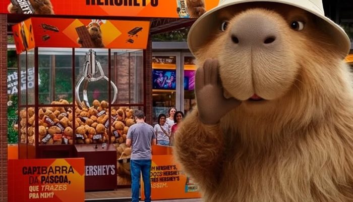 Varejo que diverte: Hershey’s aposta na capivara para conquistar o público